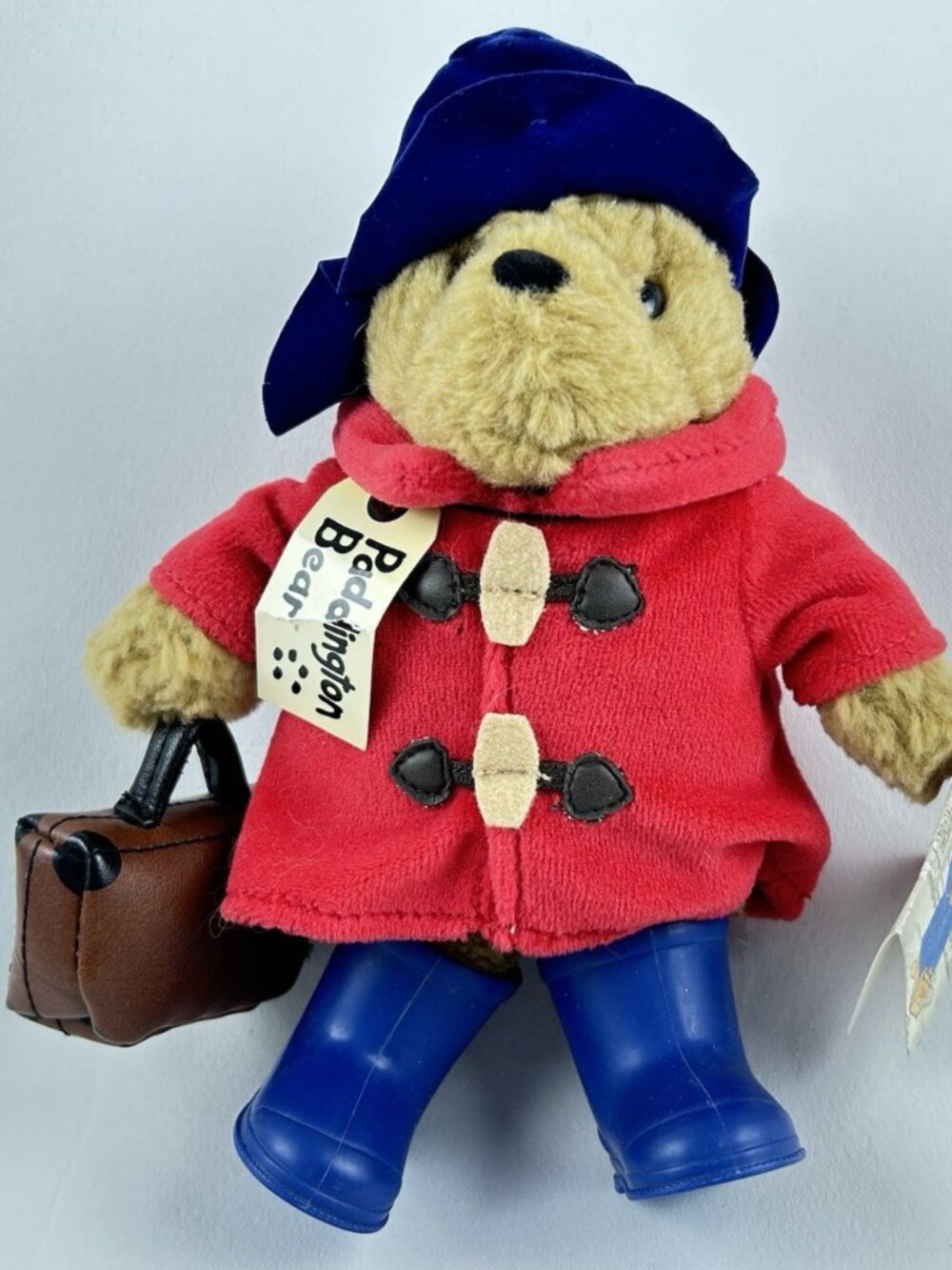 Rainbow Designs Paddington Bear Plush Red Coat Blue Hat & Suitcase 7" with Tags